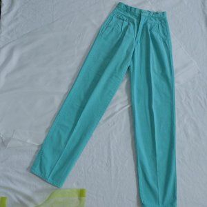 Vintage robins egg blue Rockies slacks